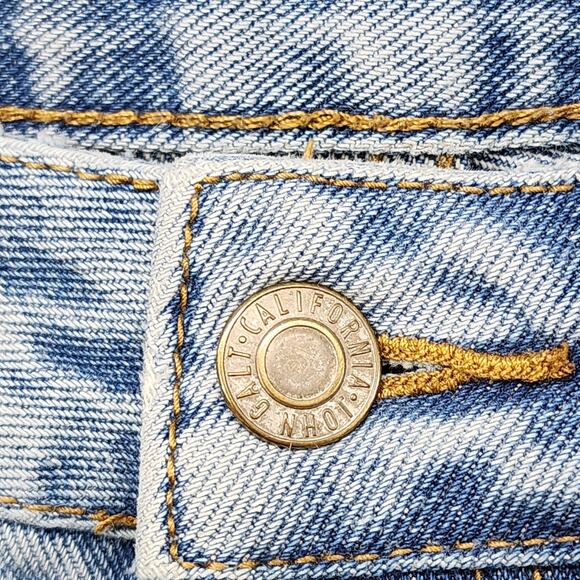 J Galt Brandy Melville Jeans Womens S Mom High Waist Straight Leg Crop Raw Hem - Picture 2 of 11